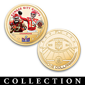 Chiefs Super Bowl LVIII Champions Dollar Coin Collection
