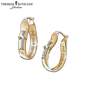Thomas Kinkade Believe Earrings