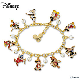 Mickey Mouse Through The Years Charm Bracelet