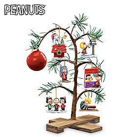 PEANUTS Classic Holiday Memories Tabletop Tree 