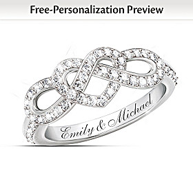 Joined In Love Personalized Diamond Ring