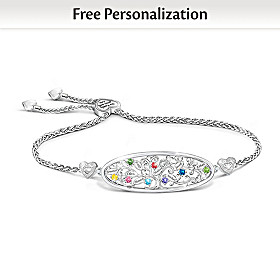 Our Loving Family Tree Personalized Bracelet
