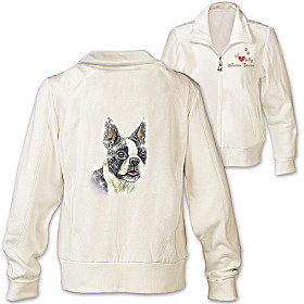 Doggone Cute Boston Terrier Women's Jacket