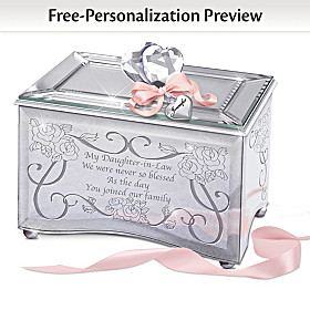 My Daughter-In-Law, I Love You Personalized Music Box