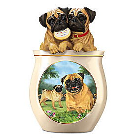 Cookie Capers: The Pug Cookie Jar
