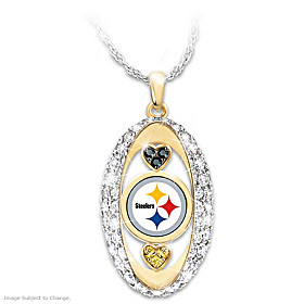For The Love Of The Game Steelers Pendant Necklace