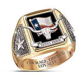 Texas Pride Diamond Ring