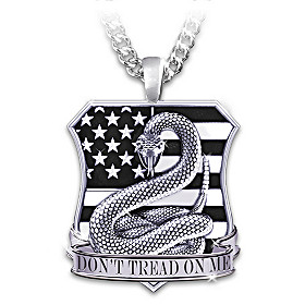 Don't Tread On Me Pendant Necklace