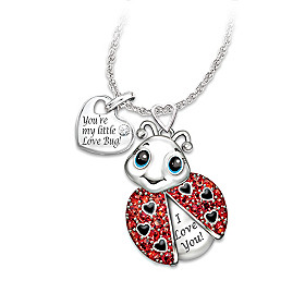 Granddaughter, You're Cute As A Bug Pendant Necklace