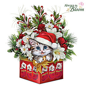 Have Yourself A Meowy Little Christmas Table Centerpiece