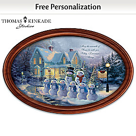 Winter Wonderland Personalized Collector Plate