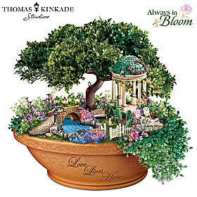 Thomas Kinkade Love Lives Here Table Centerpiece