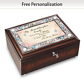 My Granddaughter, You're A Blessing Personalized Music Box
