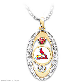 For The Love Of The Game Cardinals Pendant Necklace