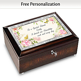Special Friend Personalized Music Box