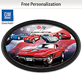 American Dream Car: Corvette Personalized Collector Plate
