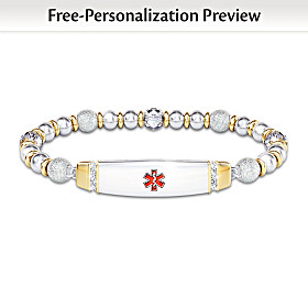 Medical Alert Personalized Bracelet