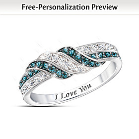 Embrace The Love Personalized Diamond Ring
