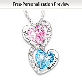 Every Beat Of My Heart Personalized Pendant Necklace