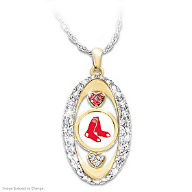 For The Love Of The Game Red Sox Pendant Necklace