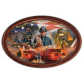 Courage Under Fire Collector Plate