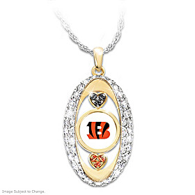 For The Love Of The Game Bengals Pendant Necklace