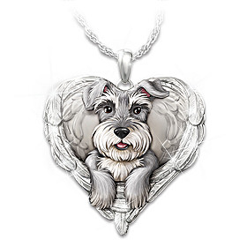 Schnauzers Are Angels Pendant Necklace