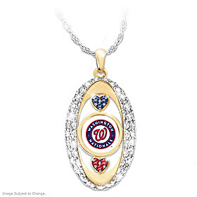 For The Love Of The Game Nationals Pendant Necklace