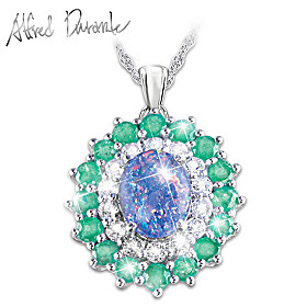 Opal Island Pendant Necklace