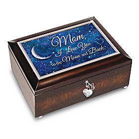 Mom, I Love You To The Moon And Back Music Box