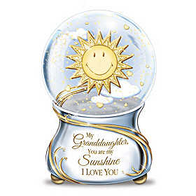 My Granddaughter, You Are My Sunshine Glitter Globe