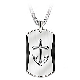 Anchored In Faith Pendant Necklace