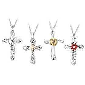 Seasons Of Faith Pendant Necklace Set