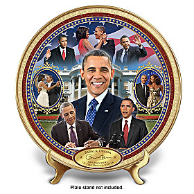 Barack Obama: America's 44th President Collector Plate