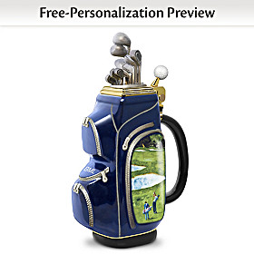 19th Hole Personalized Golf Bag Stein