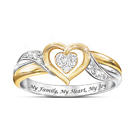 My Family, My Heart, My Joy Diamond Ring