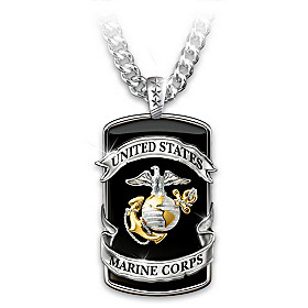 Marine Corps Pride Pendant Necklace