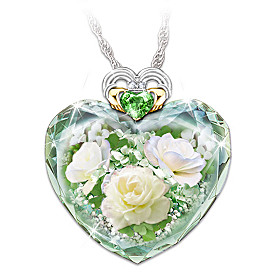 Irish Rose Pendant Necklace