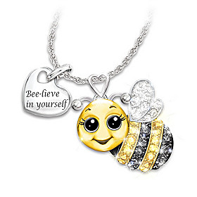 Granddaughter, Always Bee Yourself Pendant Necklace