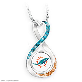 Miami Dolphins Forever Pendant Necklace