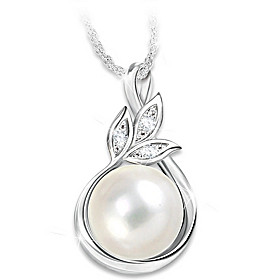 Generations Of Love Pearl And Diamond Necklace