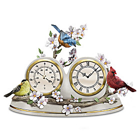 Nature's Timeless Moments Clock