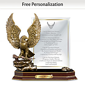 Air Force Honor Personalized Sculpture