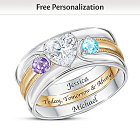 Love Completes Us Personalized Ring