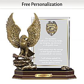 An Officer's Honor Personalized Sculpture