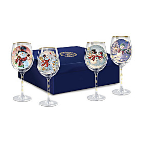 Holiday Cheer Wine Glass Set