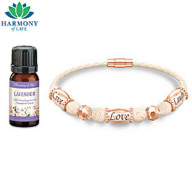 Nature's Serenity Bracelet And Essential Oil Set
