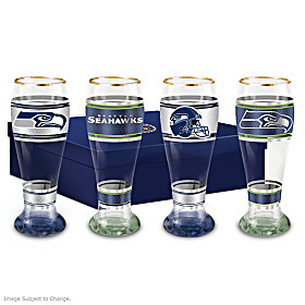 Seattle Seahawks Pilsner Glass Set