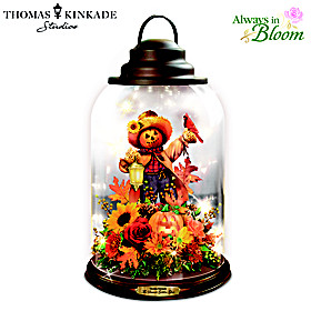 Thomas Kinkade Season's Golden Glow Lantern