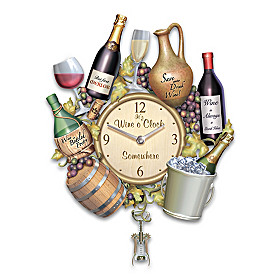 Wine O’clock Wall Clock